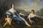 Agostino Brunias grand daughter of Louis XIV painting